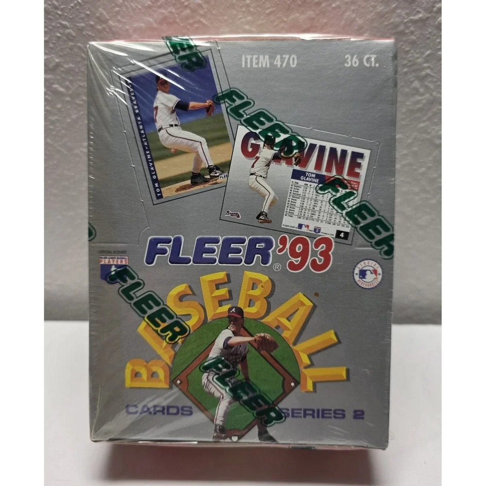 1993 Fleer Baseball Series 2 Factory Sealed Box 36CT Wax Pack - Picture 1 of 3